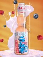 Напиток газированный Ramune со вкусом йогурта, 200 мл 7917147 - фото 14549769