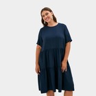 Платье женское MIST plus-size, размер 58, цвет тёмно-синий 7892578
