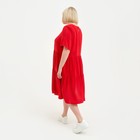 Платье женское MIST plus-size, размер 52, цвет красный - Фото 2