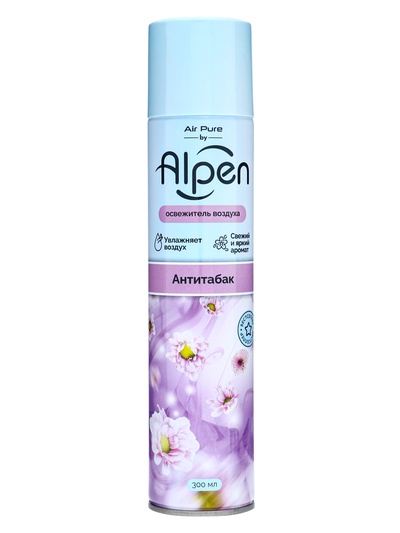 Освежитель воздуха Alpen, Антитабак, 300 мл