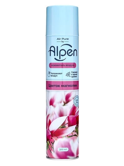 Освежитель воздуха Alpen, Цветок магнолии, 300 мл