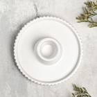 Подсвечник "Рельеф", 3х9.5 см, жемчужный 7805709 - фото 16266618