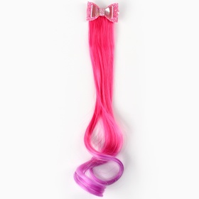 Прядь для волос, розовая, 40 см 'Бант Пинки Пай', My Little Pony