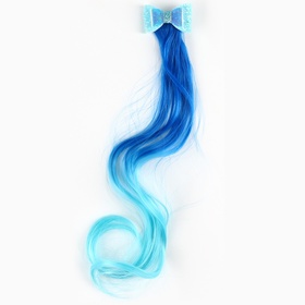 Прядь для волос "Бант.Радуга Деш", My Little Pony, голубая, 40 см