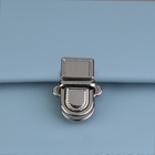 Застёжка для сумки, 2.5×3.1 см, цвет серебряный - Фото 5