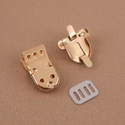 Застёжка для сумки, 2.5×3.1 см, цвет золотой - Фото 4