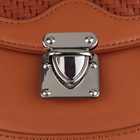 Застёжка для сумки, 3,3 × 3,8 см, цвет серебряный - Фото 5