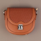Застёжка для сумки, 3,3 × 3,8 см, цвет серебряный - Фото 6