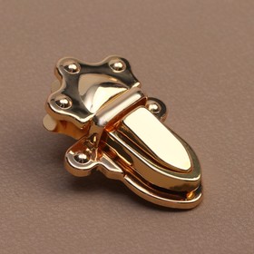 

Застёжка для сумки, 3,2 × 4,6 см, цвет золотой