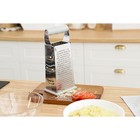 Тёрка Magistro Gate, 4 грани, 10.5×8.5×25.5 см, серая - Фото 6