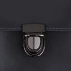 Застёжка для сумки, 4 × 3 см, цвет чёрный никель - Фото 5