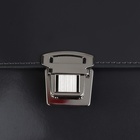 Застёжка для сумки, 3,5 × 3,8 см, цвет серебряный - Фото 5