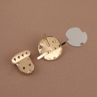 Застёжка для сумки, 3.8×3.8 см, цвет золотой - Фото 4