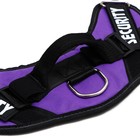 Шлейка К9, размер M, ОГ 55-65 см, вес 11-20 кг, мягкая, светоотражающая, фиолетовая - Фото 4