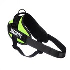 Шлейка К9 мягкая светоотражающая, размер M, ОГ 55-65 см, вес 11-20 кг, зелёная - Фото 3