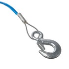 УЦЕНКА Трос буксировочный TORSO металлический в ПВХ оплётке, 4 м, 2 тонны, 2 крюка - Фото 2