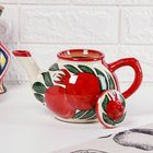 Чайник заварочный Риштанская Керамика «Гранаты», 650 мл, разноцветный - Фото 3