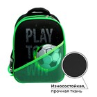 Рюкзак каркасный школьный Calligrata "Футбол", 39 х 30 х 14 см - Фото 2