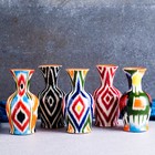 Ваза узбекская Риштанская Керамика «Атлас», 15×8 см, МИКС - Фото 4