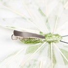 Декор на прищепке "Бабочка", зеленый, 13 см - Фото 3