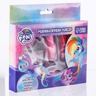 Маникюрный набор, 3 лака, пилочка, блестки, наклейки "Радуга Дэш", My Little Pony - Фото 2