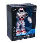 Робот «Герой», световые и звуковые эффекты, работает от батареек, цвет красный - фото 8956161