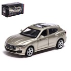 Машина металлическая MASERATI LEVANTE, 1:43, инерция, открываются двери, цвет бежевый 7389648 - фото 9787625