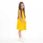 Платье для девочки, цвет жёлтый, рост 116 - фото 45563760