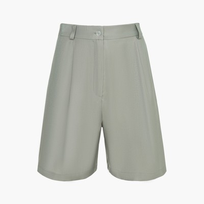 Шорты женские MINAKU: Enjoy, оливковые, размер 48