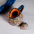 Кувшин узбекский Риштанская керамика «Самарканд», 1.3 л, разноцветный - Фото 3