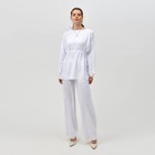 Костюм женский (туника, брюки) MINAKU: Casual Collection цвет белый, размер 42 - фото 1823849