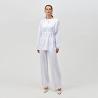 Костюм женский (туника, брюки) MINAKU: Casual Collection цвет белый, размер 44 7666414 - фото 10725075