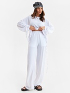 Костюм женский (туника, брюки) MINAKU: Casual Collection цвет белый, размер 54 7666419 - фото 9788281