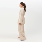 Костюм женский (туника, брюки) MINAKU: Casual Collection цвет бежевый, размер 54 - Фото 2