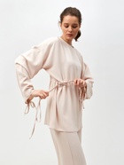 Костюм женский (туника, брюки) MINAKU: Casual Collection, размер 54, бежевый - Фото 6