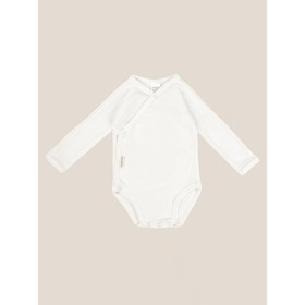 

Боди детское с длинным рукавом Amarobaby Animals Лисичка, молочный, размер 56