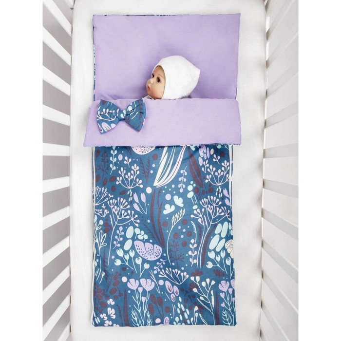 Спальный мешок детский Amarobaby Magic Sleep Flower dreams, фиолетовый