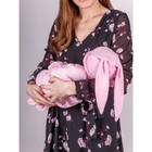 Чепчик (шапочка) детская AMAROBABY Nature essence bunny, розовый, 62 размер 40-42 - фото 301105492