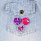 Набор значков на открытке «Верь в себя», d=25 мм. - Фото 2