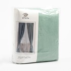 Штора портьерная «Этель. Структурная», 250×265 см, светло-зелёная - Фото 6