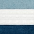Штора портьерная Этель «Структурная», цвет синий, на шторной ленте, 130х300 см, 100% п/э - фото 3875209