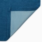 Штора портьерная Этель «Структурная», цвет синий, на шторной ленте, 130х300 см, 100% п/э - фото 3875211