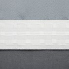 Штора портьерная Этель «Структурная», цвет серый, на шторной ленте, 130х300 см, 100% п/э - Фото 3