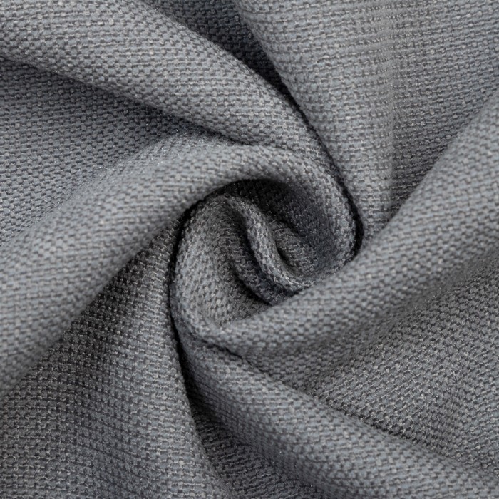 Штора портьерная Этель «Структурная», цвет серый, на шторной ленте, 130х300 см, 100% п/э - фото 1907459818