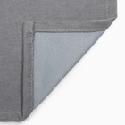 Штора портьерная Этель «Структурная», цвет серый, на шторной ленте, 130х300 см, 100% п/э - Фото 5