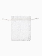 Мешочек подарочный «Тиснение», 10×12 см ( ± 1 см), бело-серебристый - Фото 3