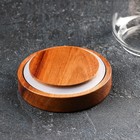 Кувшин для воды стеклянный с крышкой «Эко. Флора», 9×21 см - Фото 3