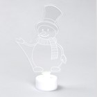 Свеча светодиодная «Снеговик» - фото 1442291