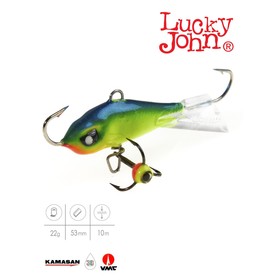 Балансир Lucky John BALTIC 5 + тройник, 5 см, цвет 29 блистер 9069884