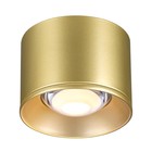 Светильник PATERA, 12Вт LED, 4000K, 1200лм, цвет золото - фото 4088805